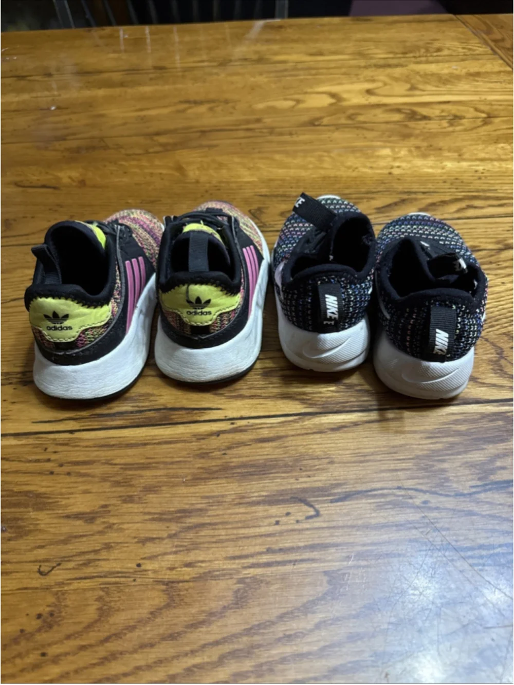Adidas Pink Black Multi Color Kids Shoes Size 7K Nike Ashton Modern 2 Pairs